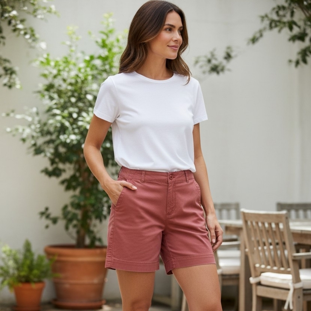 Talbots Shorts Salmon sz 10